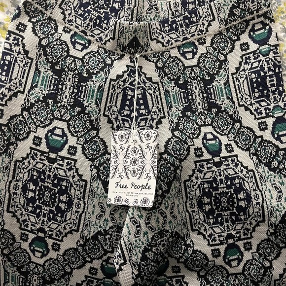 SOLD - Free People Sun In The West Pants XS Ecru - Picture 6 of 9